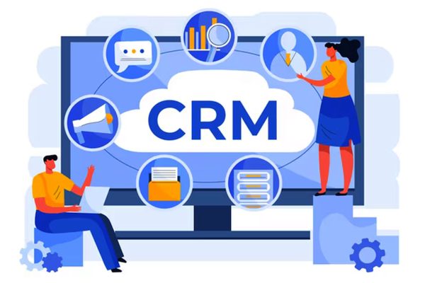 Website embedded CRM, HR & Accounting